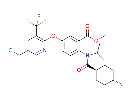 C<sub>26</sub>H<sub>30</sub>ClF<sub>3</sub>N<sub>2</sub>O<sub>4</sub>