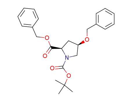 1,2-Pyrrolidinedicarboxylic acid, 4-(phenylmethoxy)-,
1-(1,1-dimethylethyl) 2-(phenylmethyl) ester, (2R,4R)-
