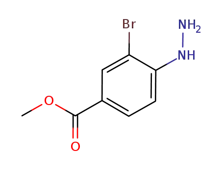 3-브로모-4-하이드라지노-벤조산 메틸 에스테르