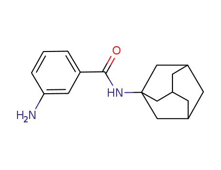 Molecular Structure of 57277-47-1 (N-ADAMANTAN-1-YL-3-AMINO-BENZAMIDE)