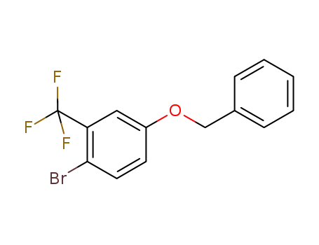 Molecular Structure of 678164-30-2 (5-(Benzyloxy)-2-bromobenzotrifluoride)