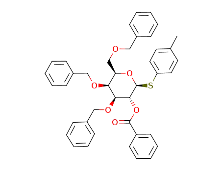 p-tolyl 2-O-benzoyl-3,4,6-tri-O-benzyl-1-thio-β-D-galactopyranoside