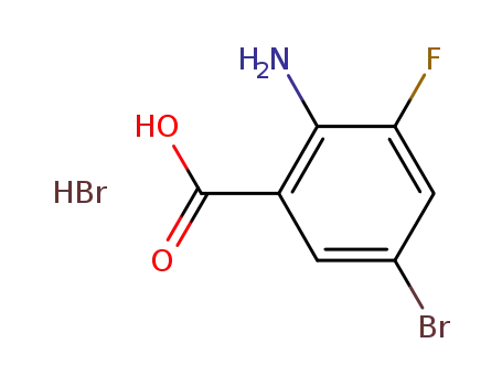 2-amino-5-bromo-3-fluorobenzoic acid hydrobromide