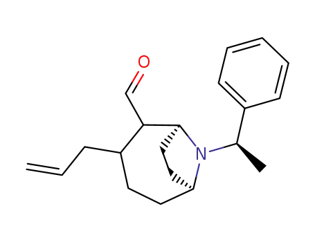 (1S,6S)-3-allyl-9-[(R)-1-phenylethyl]-9-azabicyclo[4.2.1]nonane-2-carbaldehyde