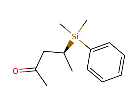 2-Pentanone, 4-(dimethylphenylsilyl)-, (S)-
