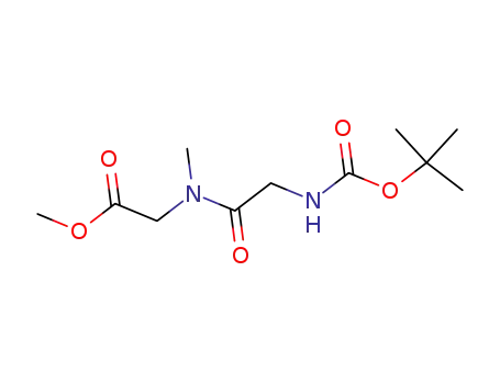 Glycine, N-[(1,1-dimethylethoxy)carbonyl]glycyl-N-methyl-, methyl ester