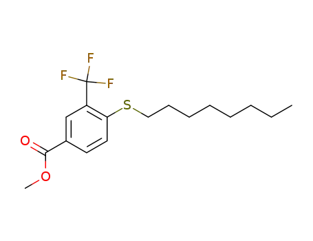 methyl 4-(octylthio)-3-(trifluoromethyl)benzoate
