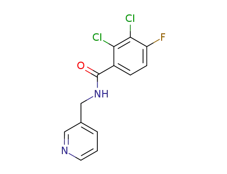 2,3-dichloro-4-fluoro-N-pyridin-3-ylmethylbenzamide