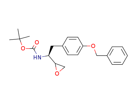 <S-(R*,R*)>-<2-<4-(benzyloxy)phenyl>-1-oxiranylethyl>carbamic acid 1,1-dimethylethyl ester