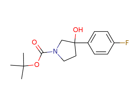 tert-butyl 3-(4-fluorophenyl)-3-hydroxypyrrolidine-1-carboxylate