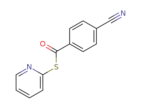 Benzenecarbothioic acid, 4-cyano-, S-2-pyridinyl ester