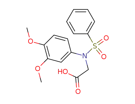 2-(N-(3,4-Dimethoxyphenyl)phenylsulfonamido)acetic acid