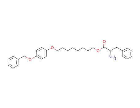 8-(4-benzyloxyphenoxy)-1-octyl 2-amino-3-phenylpropionate