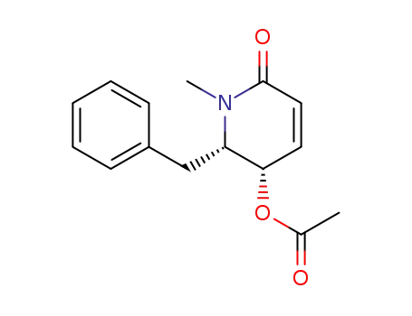 (5S,6S)-5-acetoxy-6-benzyl-5,6-dihydro-1-methylpyridin-2-one