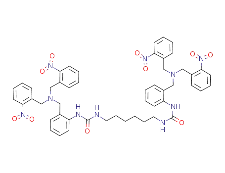 1-{2-{[bis(2-nitrobenzyl)amino]methyl}phenyl}-3-{6-{3-{2-{[bis(2-nitrobenzyl)amino]methyl}phenyl}ureido}hexyl}urea