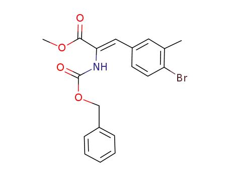 methyl (2Z)-2-[(benzyloxy)carbonyl]amino-3-(4-bromo-3-methylphenyl)acrylate