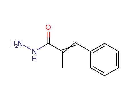 Molecular Structure of 3538-70-3 (2-methyl-3-phenylprop-2-enehydrazide)