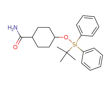 4-((tert-butyl(diphenyl)silyl)oxy)cyclohexanecarboxamide