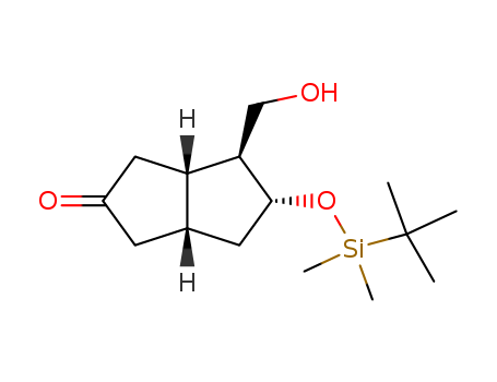 (5R,6S)-5-(tert-butyldimethylsilyloxy)-6-(hydroxymethyl)-hexahydropentalen-2(1H)-one
