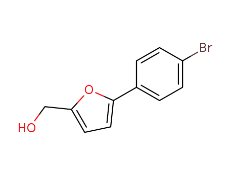 Molecular Structure of 33342-28-8 ([5-(4-BROMO-PHENYL)-FURAN-2-YL]-METHANOL)