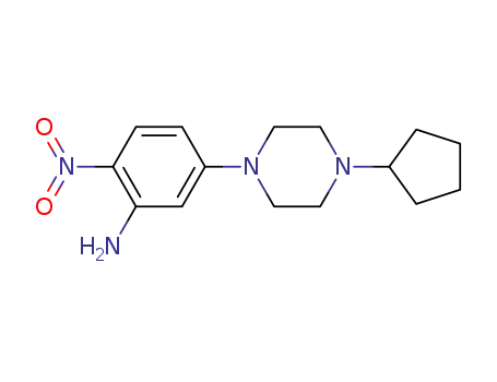5-(4-Cyclopentyl-piperazin-1-yl)-2-nitro-phenylamine