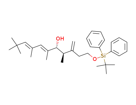 anti-(4R,5R,6E,8E)-1-(tert-butyldiphenylsilyloxy)-4,6,8,10,10-pentamethyl-3-methyleneundeca-6,8-dien-5-ol