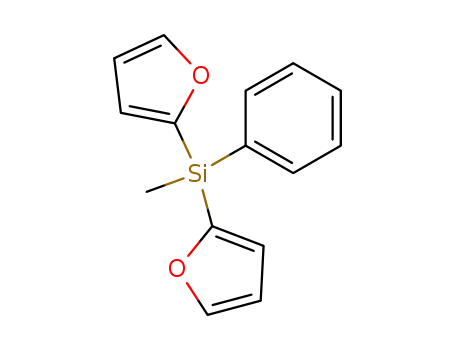 Molecular Structure of 217322-06-0 (di(2-furyl)(methyl)phenylsilane)