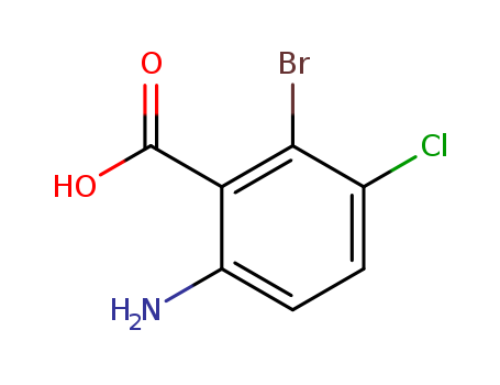 2-Bromo-3-chloro-6-amino benzoic acid