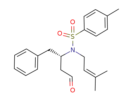 Benzenesulfonamide,
4-methyl-N-(3-methyl-2-butenyl)-N-[(1S)-3-oxo-1-(phenylmethyl)propyl]-
