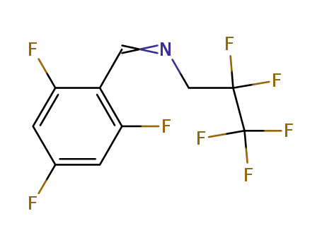 Molecular Structure of 1000197-88-5 (2,2,3,3,3-pentafluoro-N-[(2,4,6-trifluorophenyl)methylene]-1-propanamine)