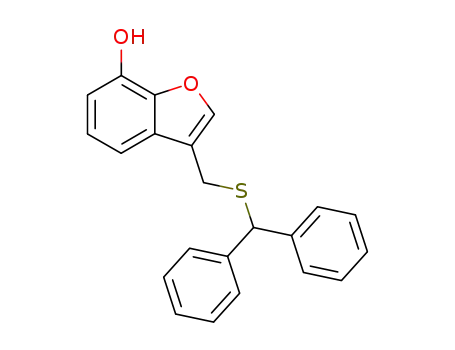 3-benzhydrylsulfanylmethylbenzofuran-7-ol