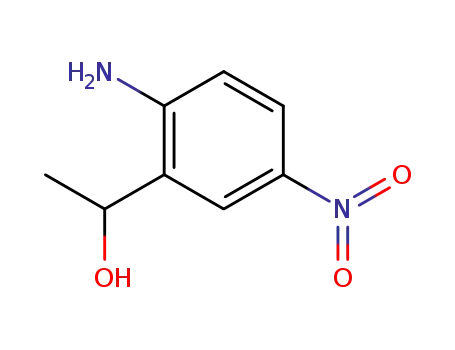 Molecular Structure of 352000-42-1 (1-(2-amino-5-nitro-phenyl)ethanol)