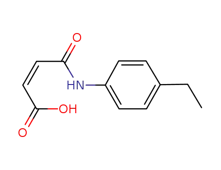 Molecular Structure of 324067-34-7 (4-((4-Ethylphenyl)aMino)-4-oxobut-2-enoic acid)