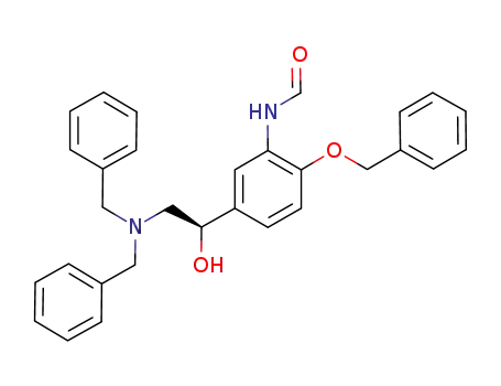 Formamide,
N-[5-[(1R)-2-[bis(phenylmethyl)amino]-1-hydroxyethyl]-2-(phenylmethoxy
)phenyl]-