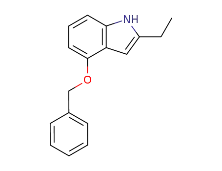 Molecular Structure of 39843-70-4 (2-Ethyl-1H-indol-4-ol)