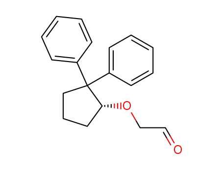 2-((R)-2,2-Diphenylcyclopentoxy)ethanal
