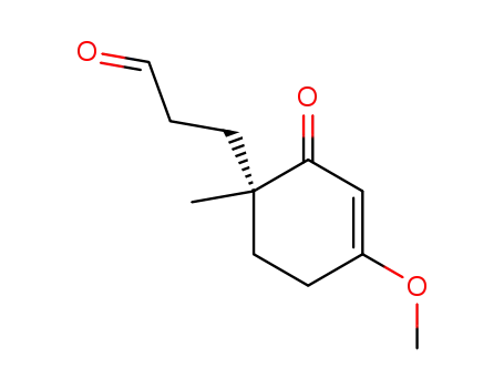 3-(4-methoxy-1-methyl-2-oxocyclohex-3-enyl)-propionaldehyde