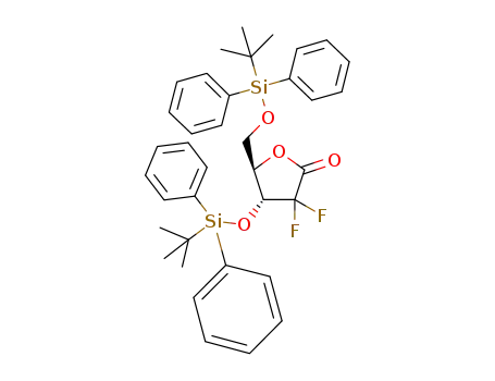 3,5-bis(tert-butyl-diphenylsilyloxy)-2-deoxy-2,2-difluoro-1-oxoribose
