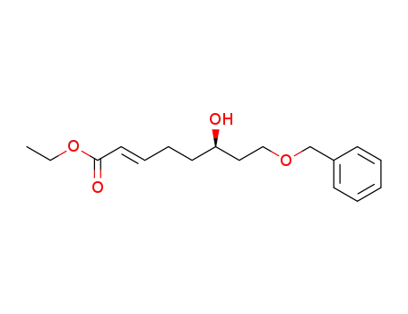 ethyl (R,E)-8-benzyloxy-6-hydroxy-2-octenoate