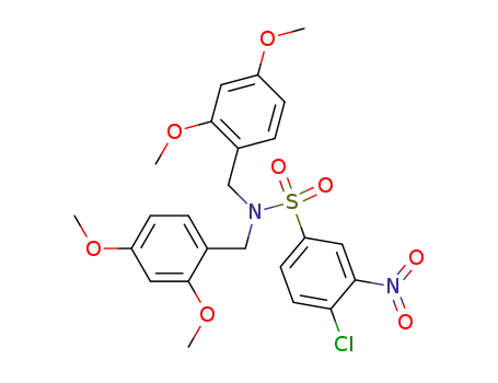 Benzenesulfonamide,
4-chloro-N,N-bis[(2,4-dimethoxyphenyl)methyl]-3-nitro-