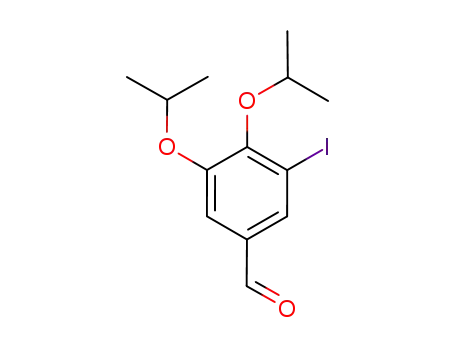 Molecular Structure of 943975-95-9 (3,4-diisopropoxy-5-iodobenzaldehyde)