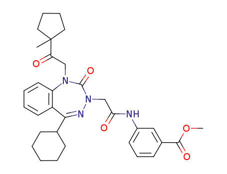 C<sub>32</sub>H<sub>38</sub>N<sub>4</sub>O<sub>5</sub>