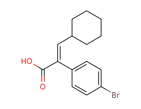 (E)-2-(4-Bromophenyl)-3-cyclohexylacrylic acid