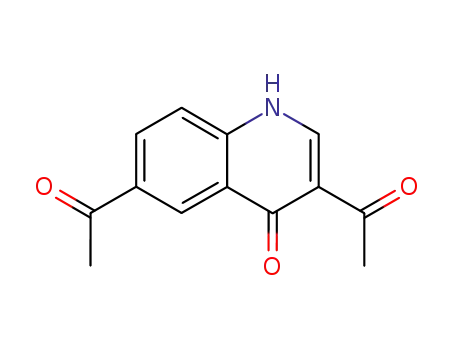 Molecular Structure of 883107-05-9 (3,6-diacetyl-4(1H)-quinolinone)