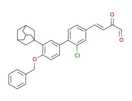 (3E)-4-[3'-(1-adamantyl)-4'-benzyloxy-2-chloro-4-biphenyl]-2-oxobut-3-enal