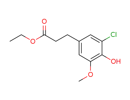 ethyl 3-[3-chloro-4-hydroxy-5-5-(methyloxy)phenyl]propanoate