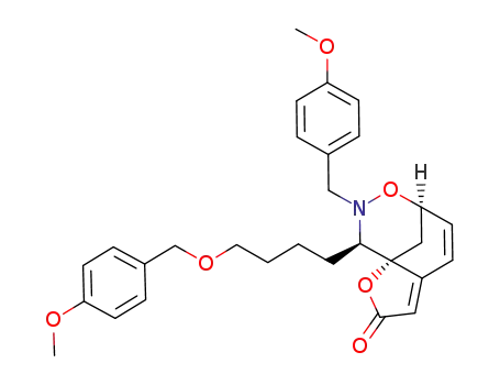 10-(4-methoxy-benzyl)-11-[4-(4-methoxy-benzyloxy)-butyl]-2,9-dioxa-10-aza-tricyclo[6.3.1.0<sup>1,5</sup>]dodeca-4,6-dien-3-one