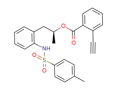 (S)-1-(2-(4-methylphenylsulfonamido)phenyl)-2-propanyl 2-ethynylbenzoate