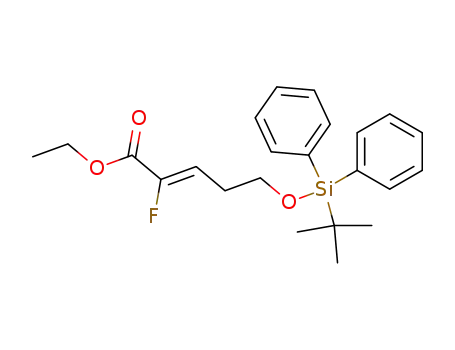 2-Pentenoic acid, 5-[[(1,1-dimethylethyl)diphenylsilyl]oxy]-2-fluoro-, ethyl
ester, (2Z)-