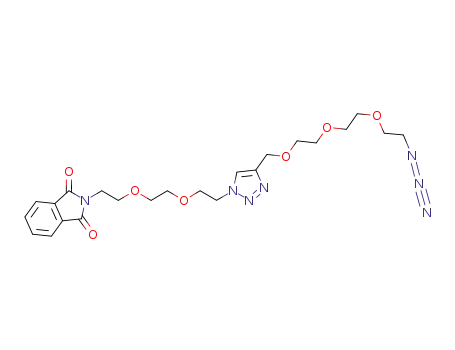 2-[2-(2-{2-[4-({2-[2-(2-azidoethoxy)ethoxy]ethoxy}methyl)-1H-1,2,3-triazol-1-yl]ethoxy}ethoxy)ethyl]isoindoline-1,3-dione